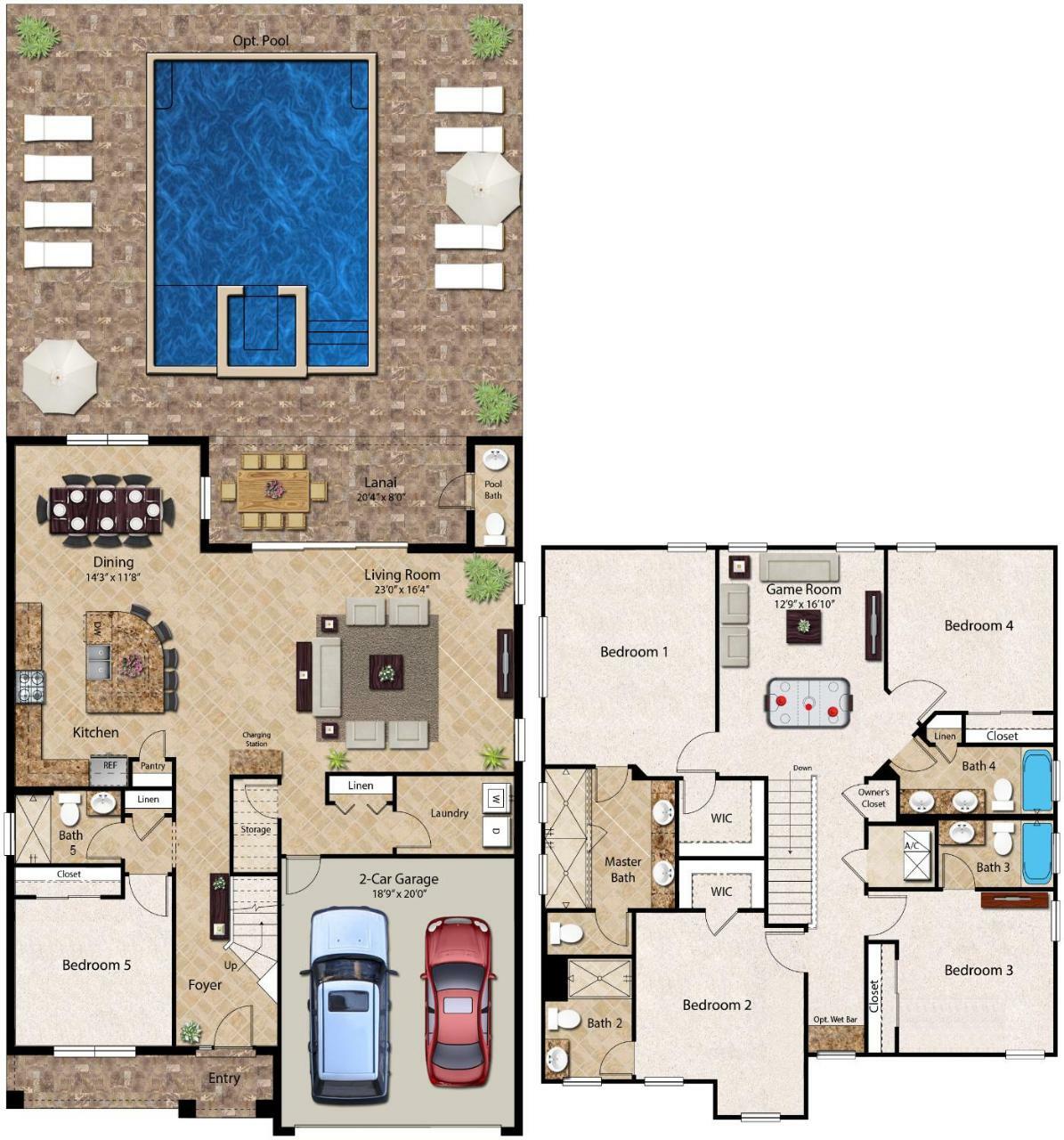 Encore Resort 4136 5 Bedroom Water Park 奥兰多 外观 照片